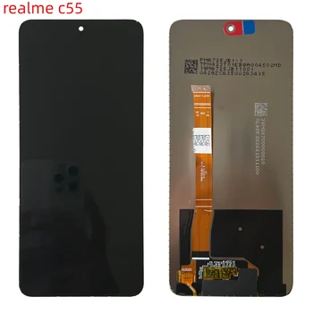 על Realme c55 תצוגת מסך LCD מסך מגע דיגיטלית מלא חלקים RMX3710