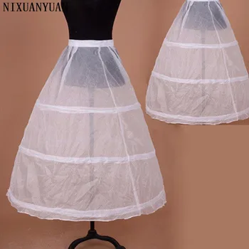 סיטונאי 2023 להחליק במלאי 3 חישוקים תחתוניות עבור שמלת נשף שמלת החתונה אביזרים קרינולינה