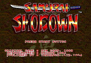 Samurai Shodown כרטיס למשחק 16bit MD עגלת עבור סגה מגה דרייב תמורת ג ' נסיס משלוח חינם