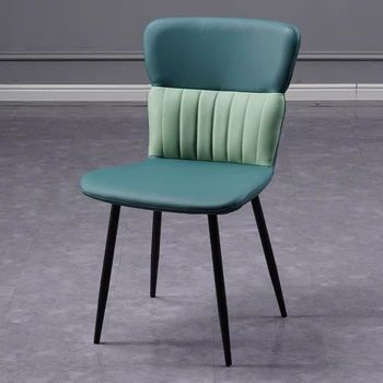 כסאות פינת אוכל חדר שינה מודרני המשרד מתכת עור עיצוב יוקרתי כורסאות נורדי Muebles Para El Hogar רהיטים