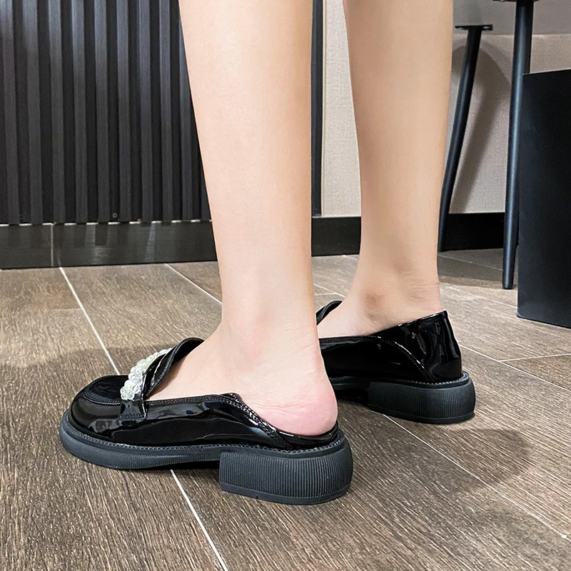 נשים שטוח נעליים לוליטה מרי ג ' יין נעליים 2023 אביב נעלי פלטפורמה רטרו רך להחליק אוקספורד נעלי רטרו